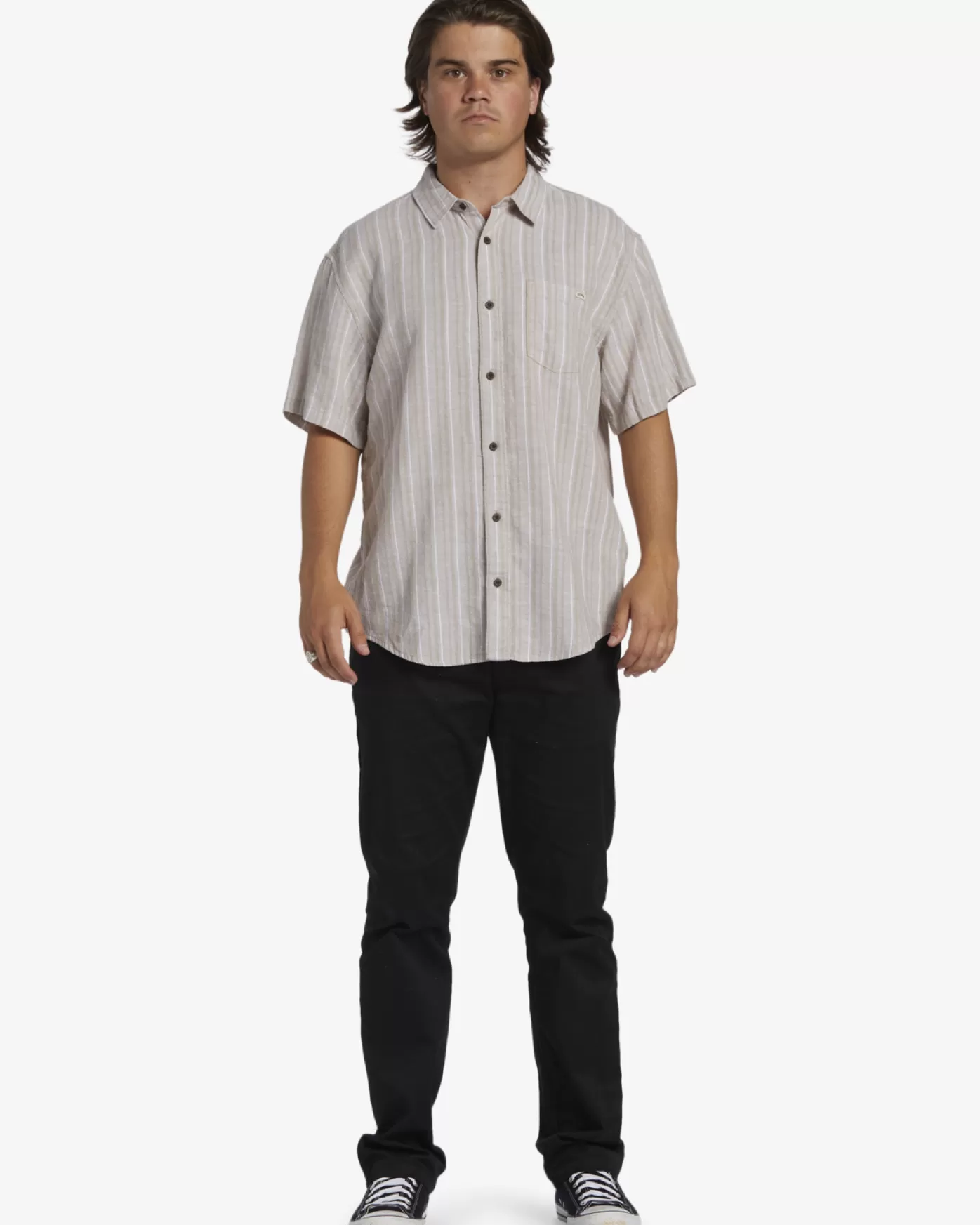 All Day Stripe - Camisa de manga curta para Homem-Billabong Outlet