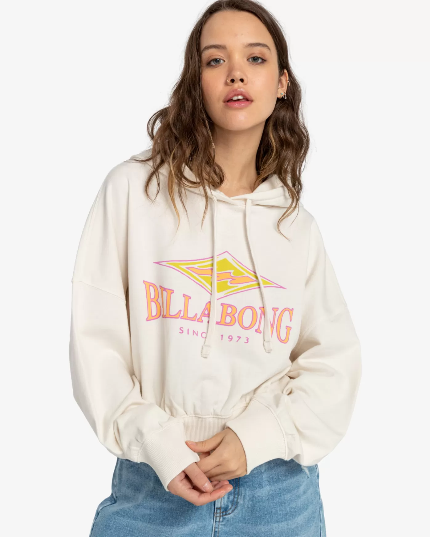 All Time - Camisola com capuz de manga comprida para Mulher-Billabong Hot