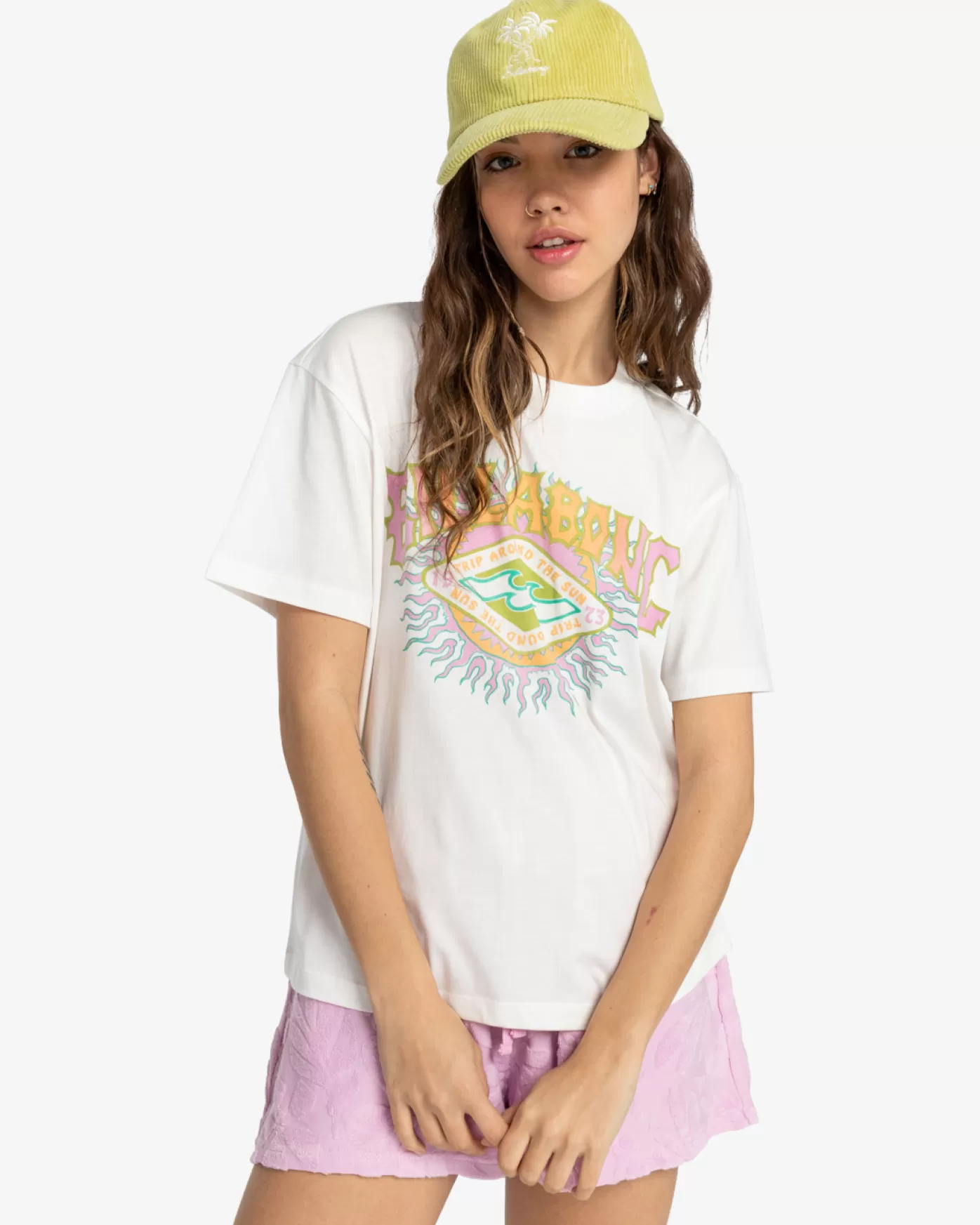 Around The Sun - T-shirt para Mulher-Billabong Cheap