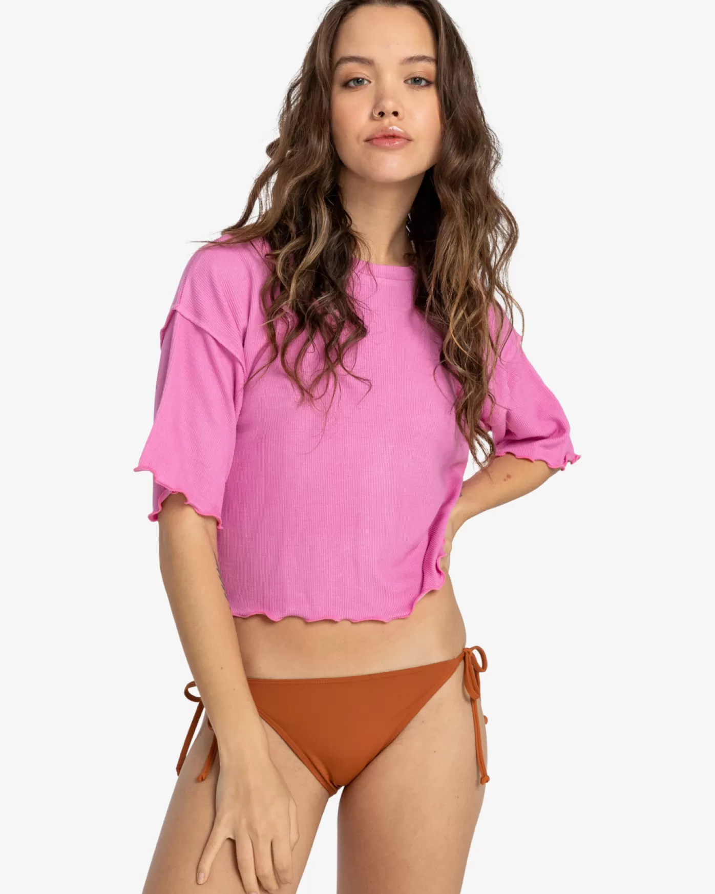 Beautiful Morning - Top curto solto para Mulher-Billabong Best