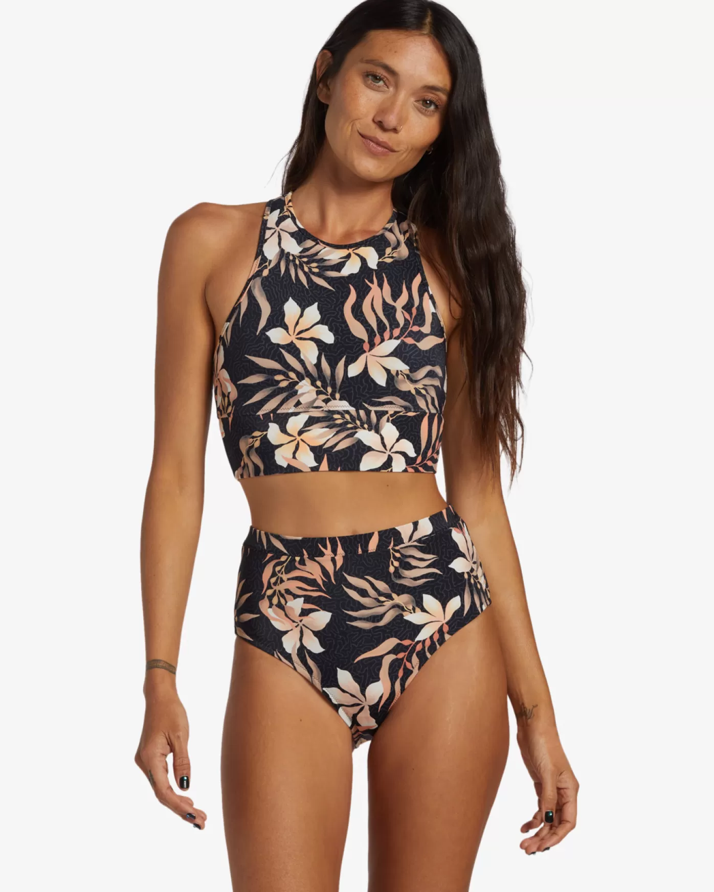 Coral Gardeners - Parte de baixo de biquíni cavada para Mulher-Billabong Discount