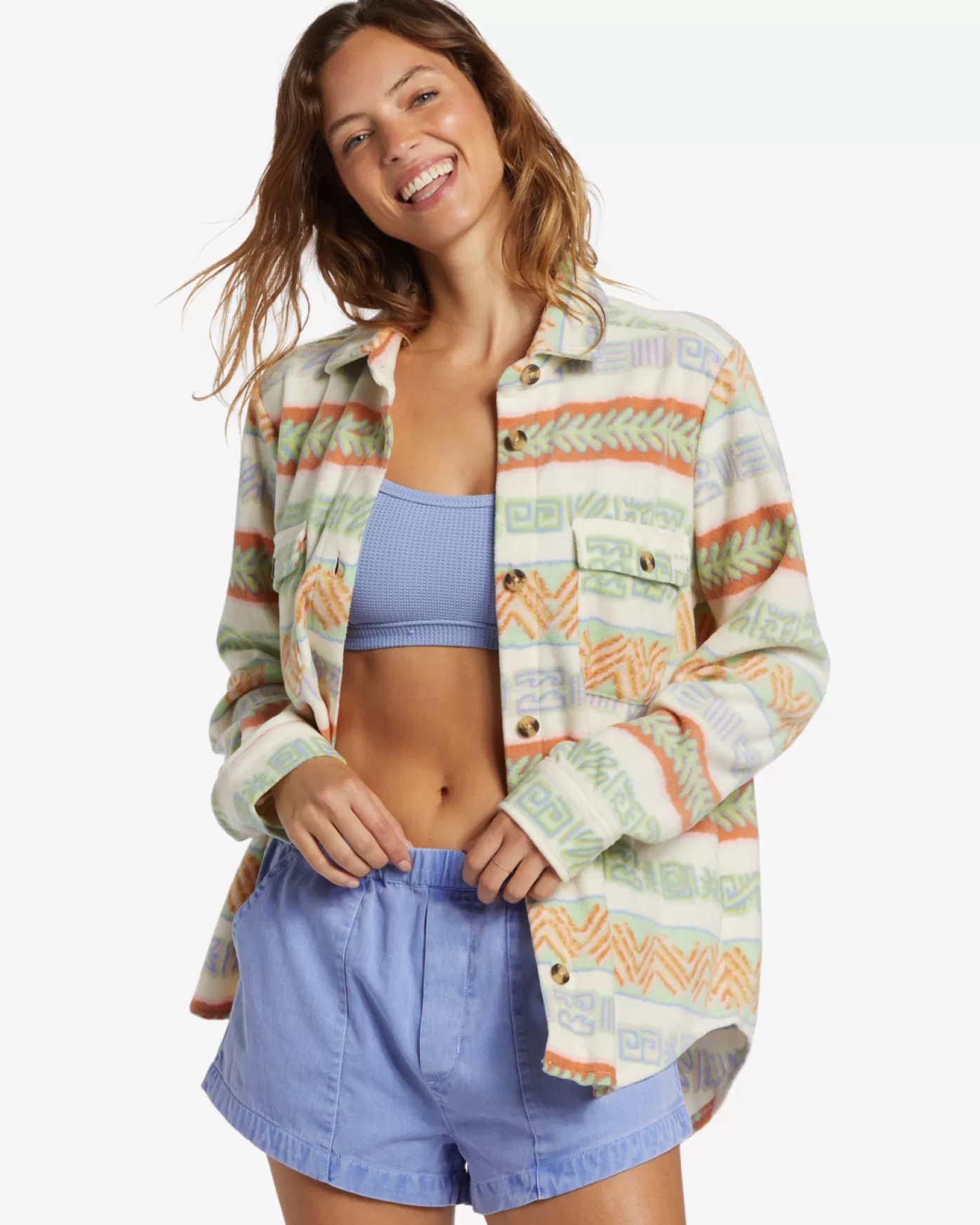 Forge Fleece - Casaco estilo camisa para Mulher-Billabong New