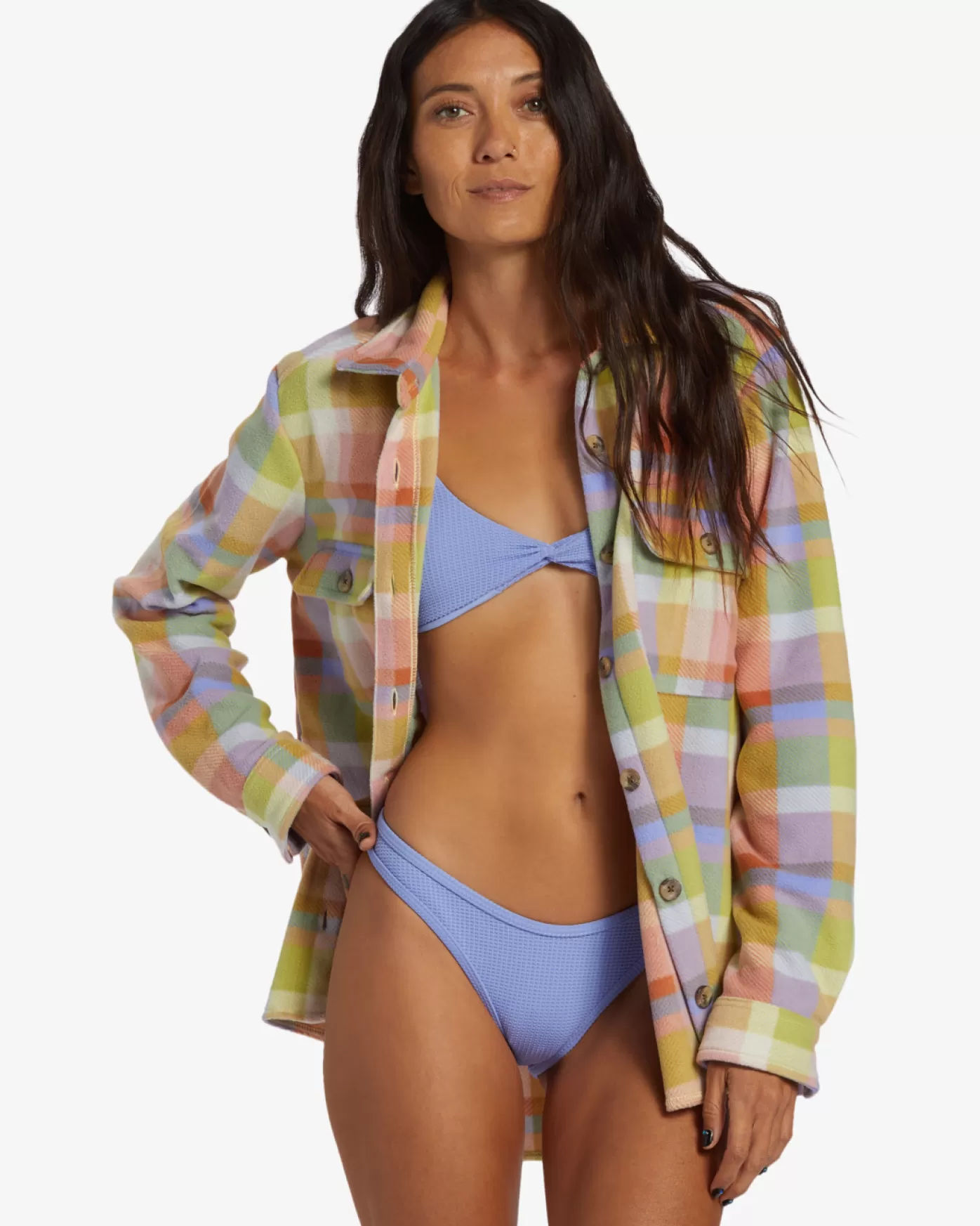 Forge Fleece - Casaco estilo camisa para Mulher-Billabong Fashion