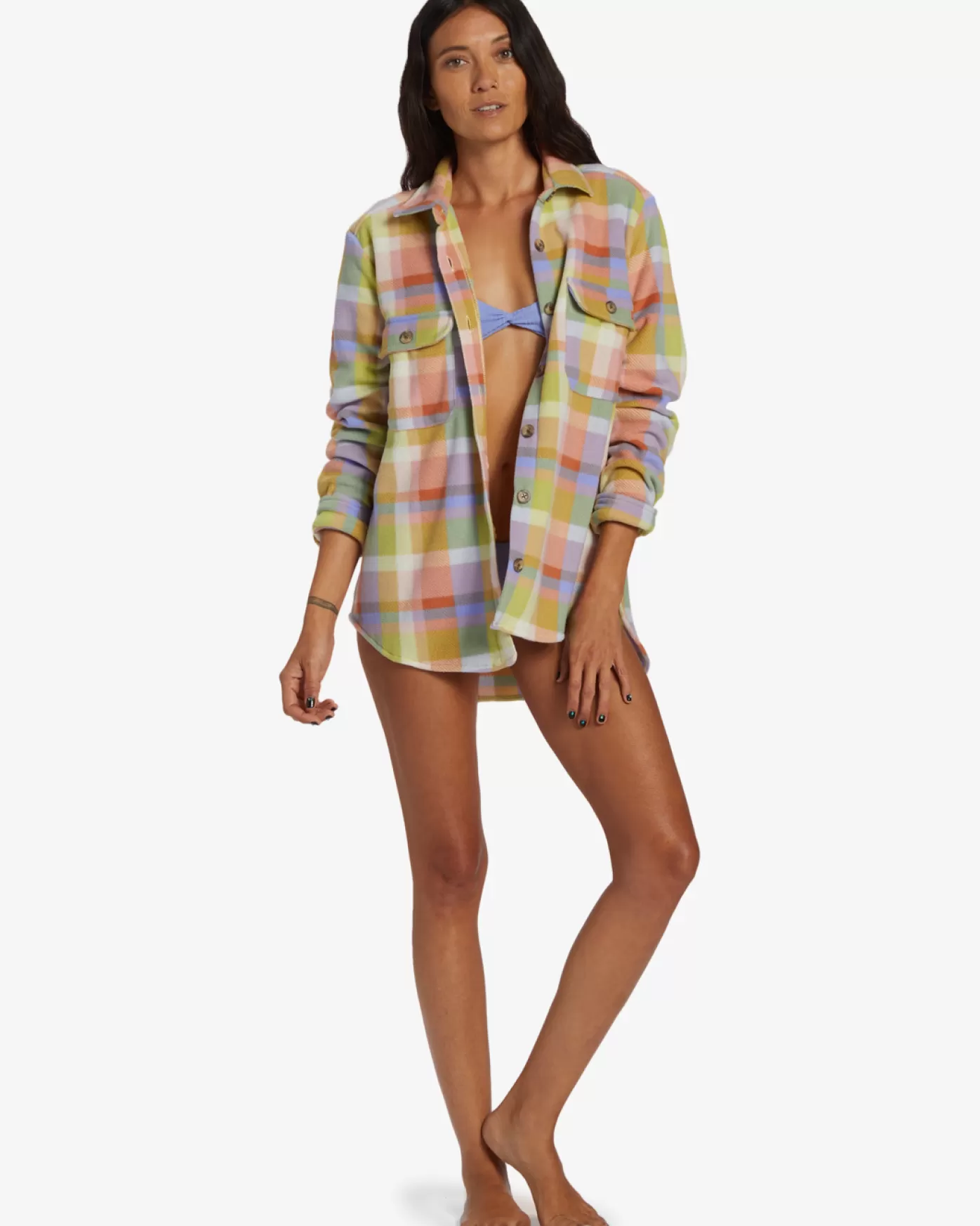 Forge Fleece - Casaco estilo camisa para Mulher-Billabong Fashion