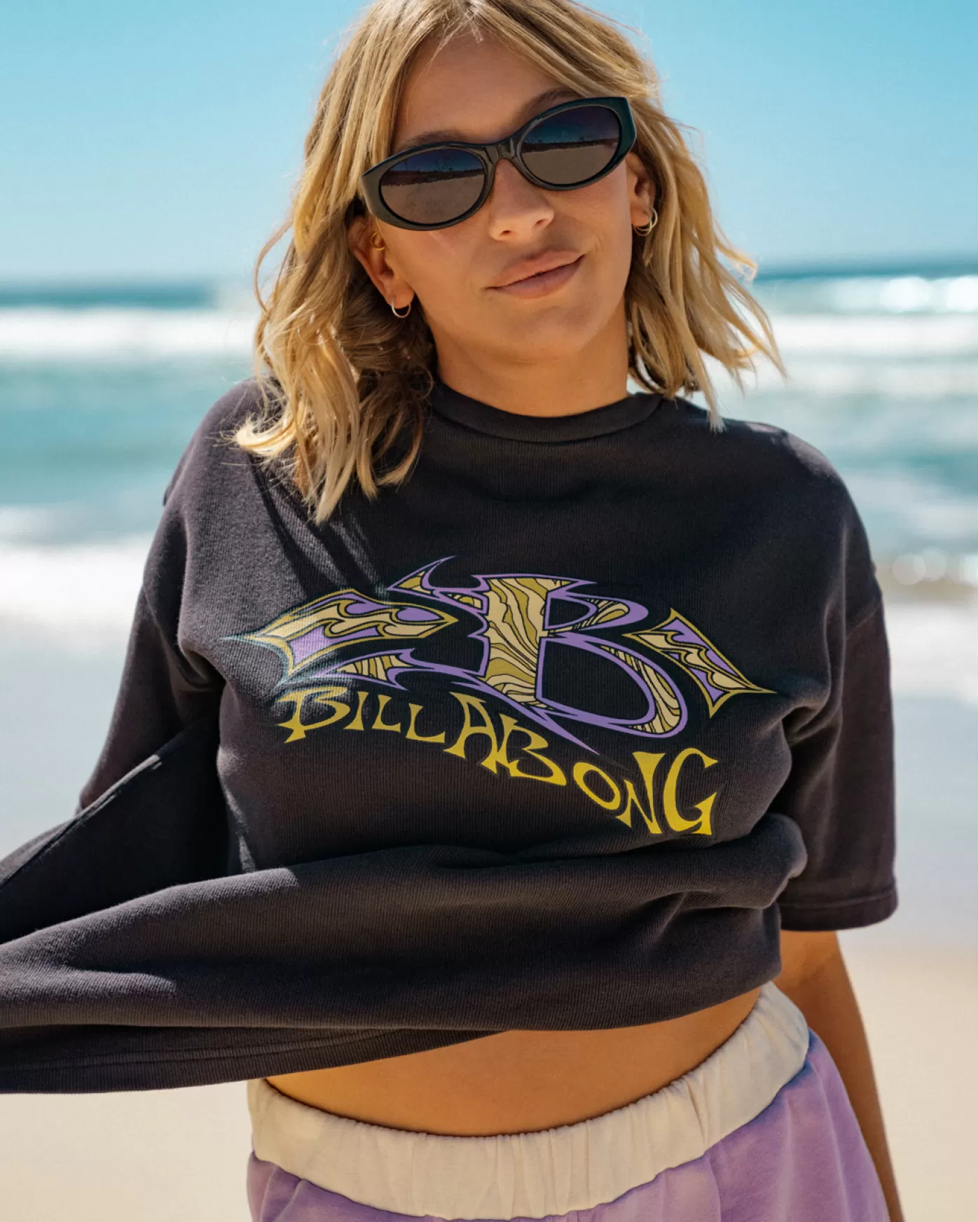 Since 73 - T-shirt oversized para Mulher-Billabong Online