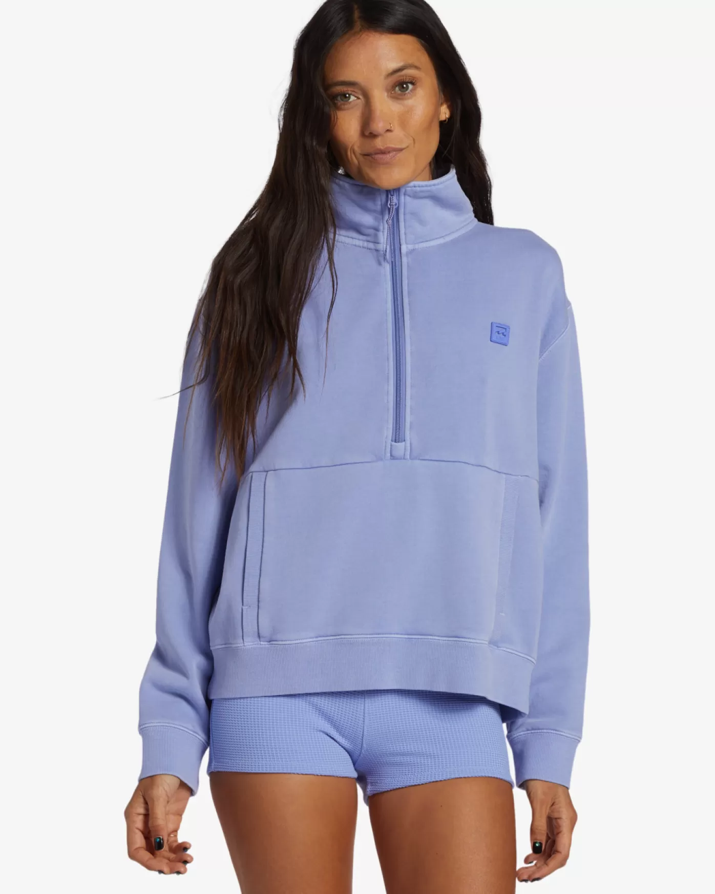 Stay On The Path - Sweatshirt com fecho de correr na gola para Mulher-Billabong Clearance